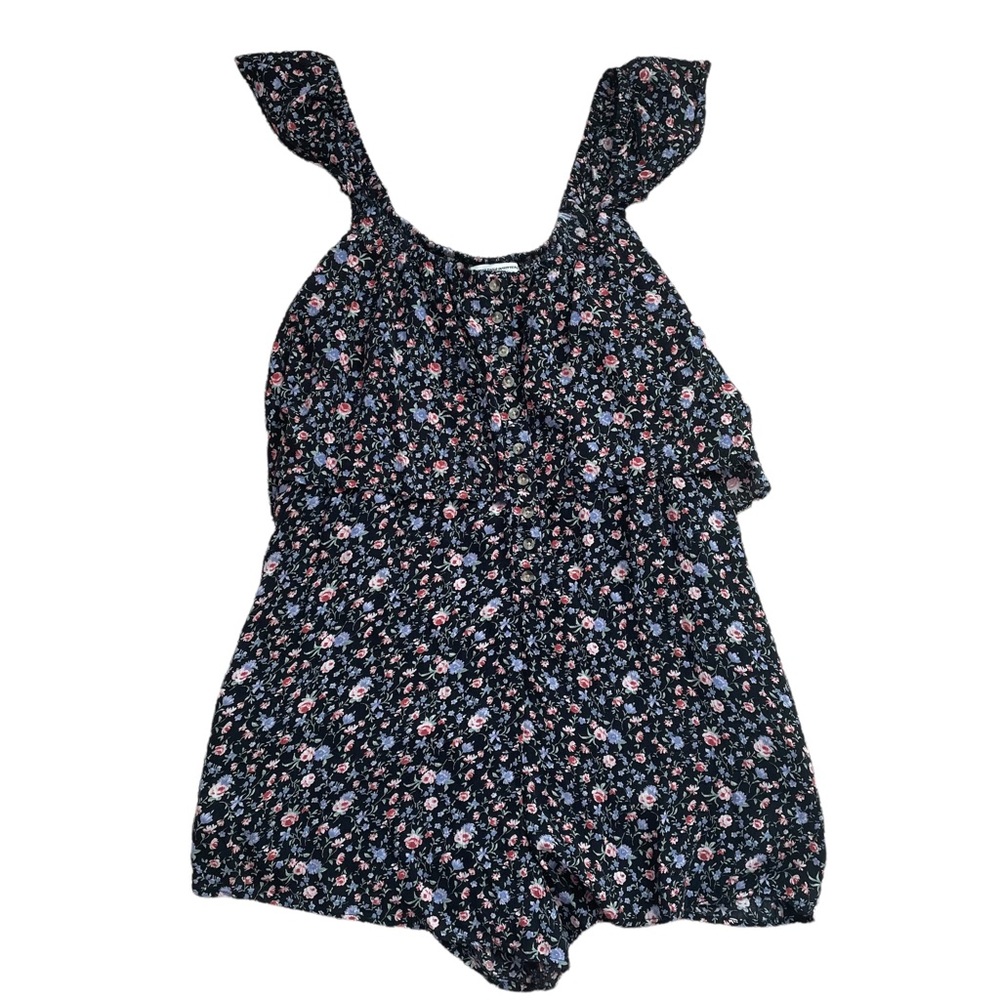 American Eagle Floral Short Romper size M